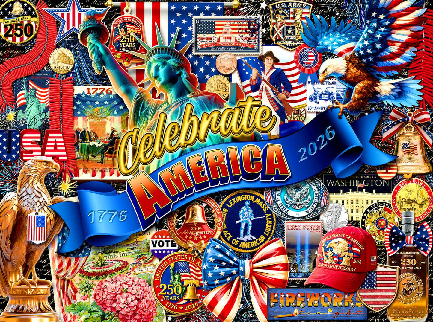 Celebrate America 1000 piece Puzzle - 70010