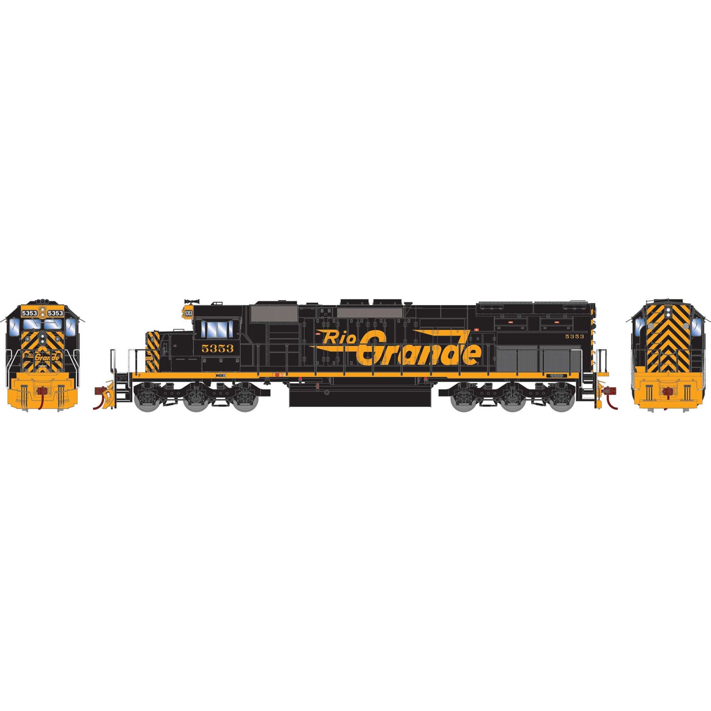 SD40T-2, D&RGW 5353, DCC Ready - 72073 : HO