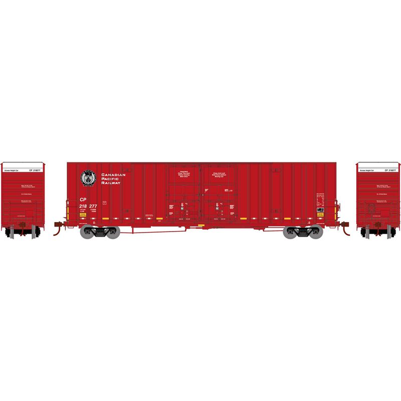 60 FT Gunderson Double Door Hi-Cube Boxcar Canadian Pacific #218212 -75315 : HO