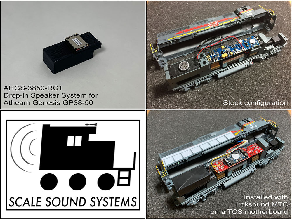 Athearn Genesis GP38/39/40/49/50 Speaker - AHGS3850RC1 - HO