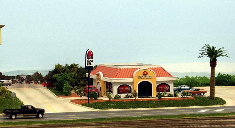 Taco Bell Restaurant Kit (1980's style) - TB001 : HO