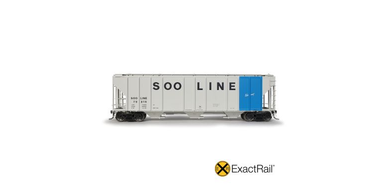 PS4427 3-Bay Covered Hopper SOO Line #70207 - EP8017010 : HO