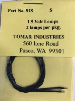 Adlake Replacement Lamps 1.5V Incandescent Bulb - 818