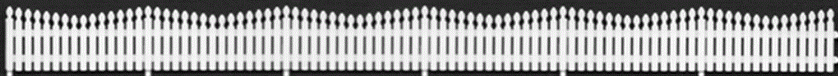 Fancy Picket Fence - 8283 : HO