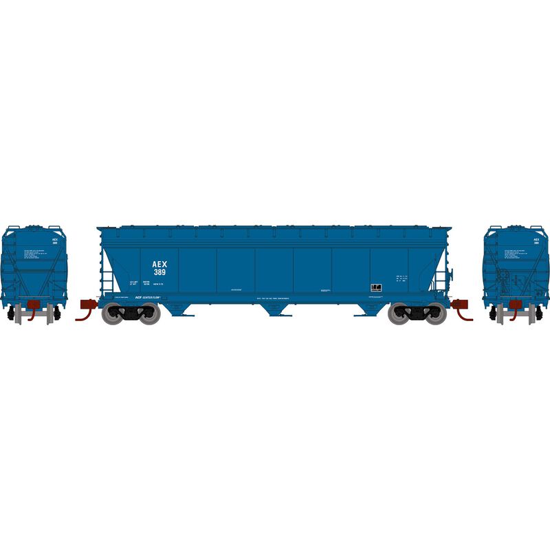 ACF 4600 3-Bay Centerflow Covered Hopper, Ex/GTW AEX -8489 : N