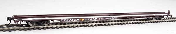 85' General American G85 Flatcar Trailer-Train TTX 300272 - 5538 : HO