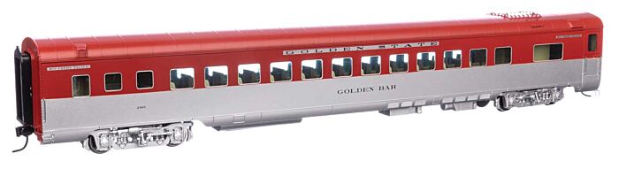 85' Pullman-Standard Southern Pacific 83-C-2 Coach -- Southern Pacific(TM) #2400 Golden Bar - 18913 : HO