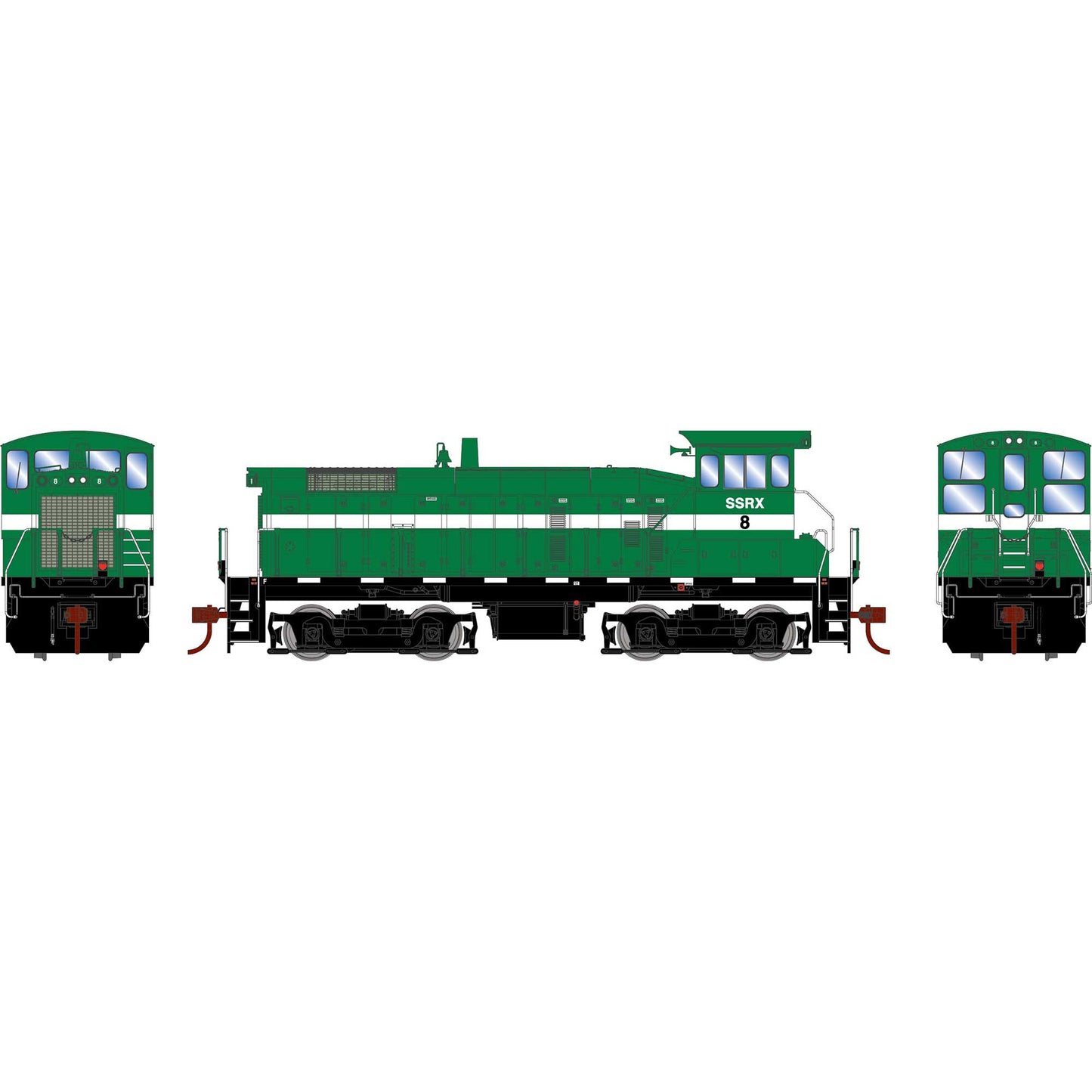 SW1000 Locomotive, SSRX 8 - Standard DC - 86749 : HO