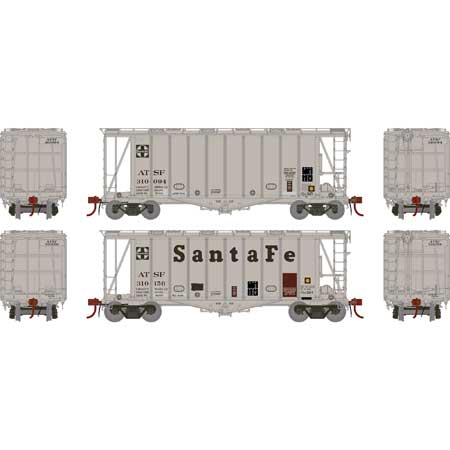 GATC 2600 Airslide Hopper, Santa Fe (2-pack) - G87469 : HO