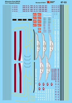 Milw E/f Unit Diesels 1953-60 - 8753 : HO