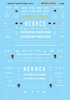 Kansas City Southern Freight Cars (1970s+) - 87656 : HO