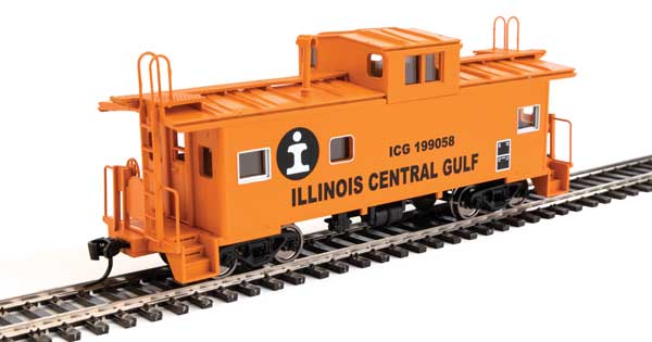 International Wide-Vision Caboose Illinois Central Gulf ICG 199058 - 8771 : HO