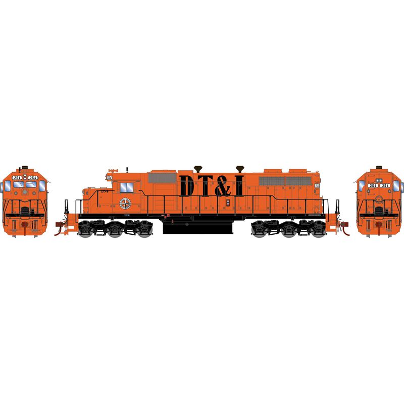 SD38 DT&I #254 w/DCC & Sound - 88949 : HO