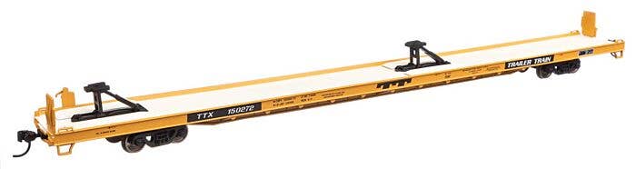 89' Channel Side Flatcar - Ready to Run -- Trailer-Train #150535 - 5737 : HO