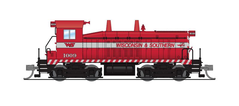 EMD NW2 Switcher, WSOR 1009, Red & Gray, Paragon4 Sound/DC/DCC, N (Hobbytyme Exclusive)