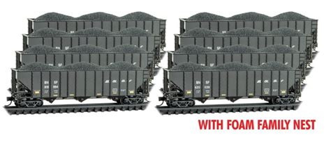 3-Bay Open Hopper Car BNSF 619994, 620039, 620112, 620072, 620089, 620101, 620145, 620153 - 99300826 : N