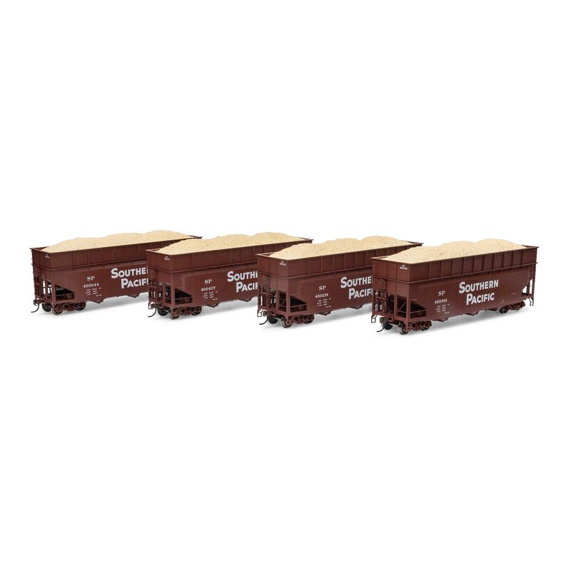 40' Wood Chip Hopper with Load, 40' Wood Chip Hopper with Load, SP #450044 / 450218 / 450391 / 450427 4-Pack - 1282 : HO