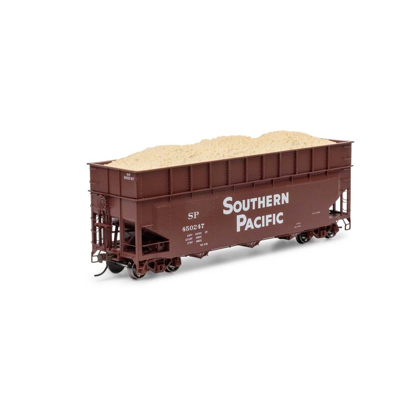 40' Wood Chip Hopper with Load, SP #450247 - 1286 : HO