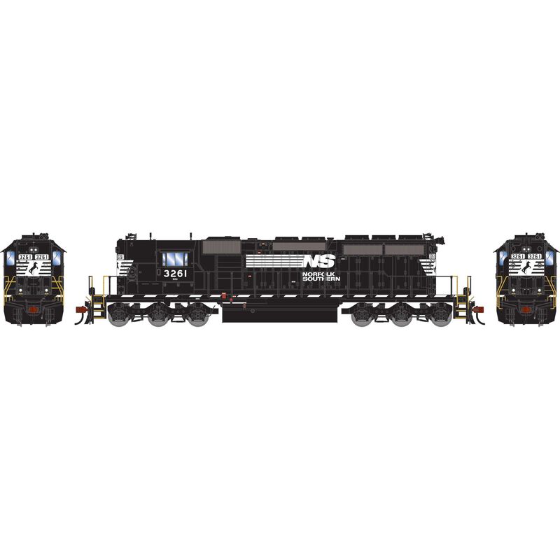 EMD SD40-2 Locomotive, Norfolk Southern, NS #3261 DC/DCC Ready - ATH1800 : HO