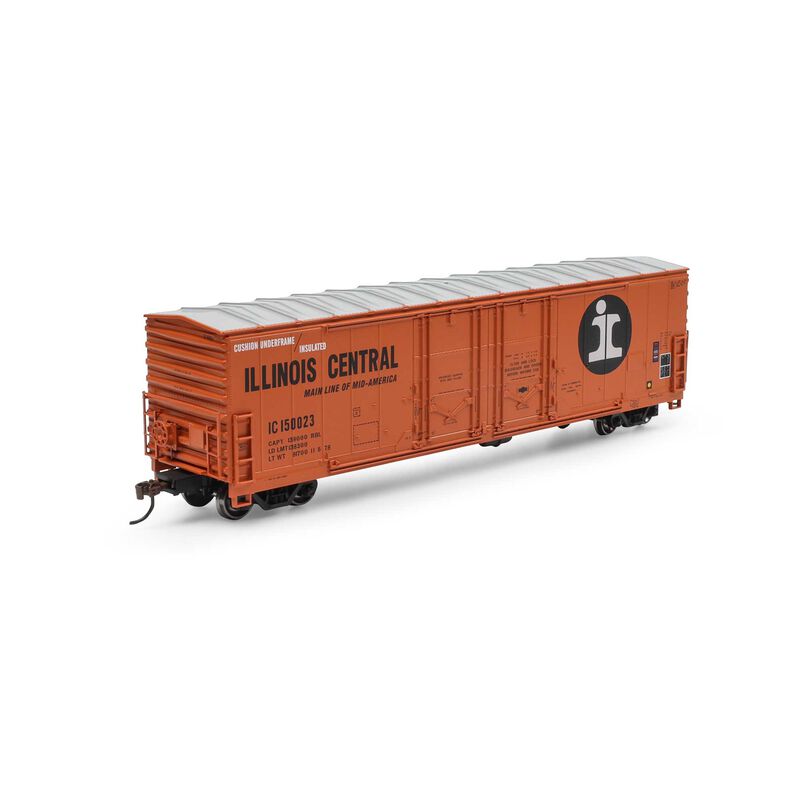 50' Evans DD Plug Box Car, Illinois Central IC #150032 - 1843 : HO