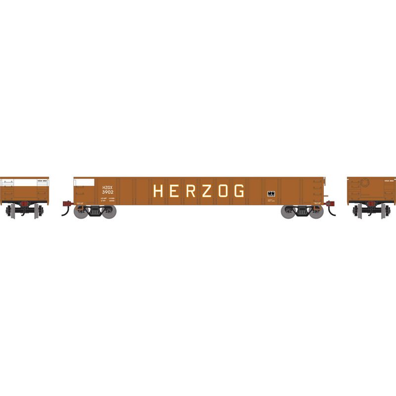 52' Mill Gondola, HZGX #3902 - ATH-1862 : HO