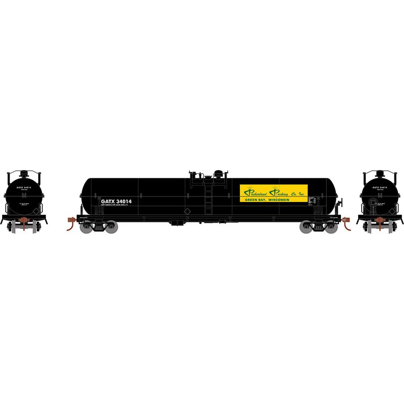 62' Tank Car, Packerland Packing GATX #34017 - ATH-2215 : HO