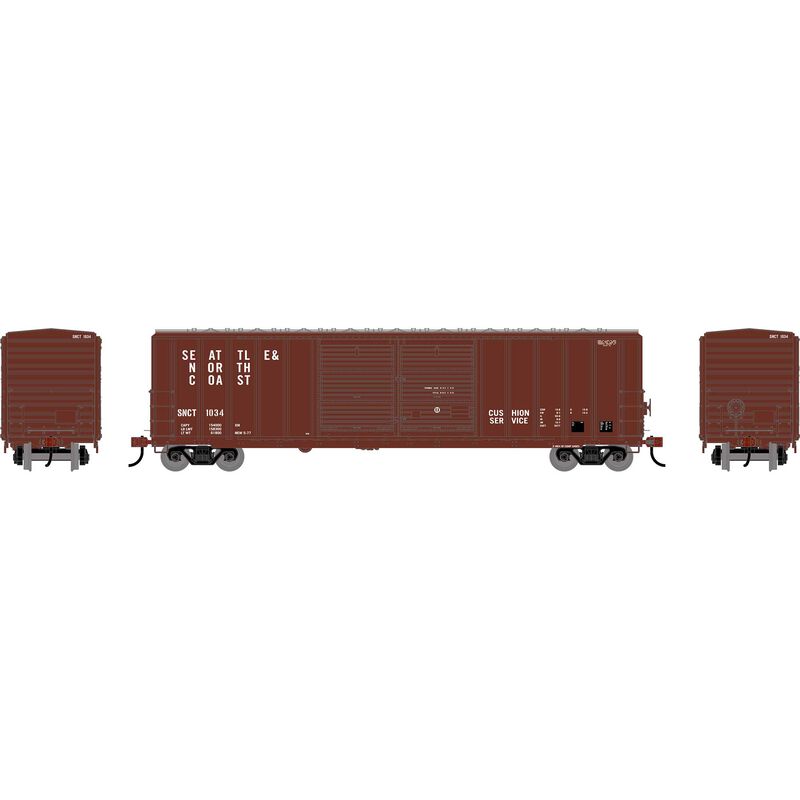 50' FMC 5077 Centered Double Door Box Car, SNCT #1034 - ATH-2922 : HO