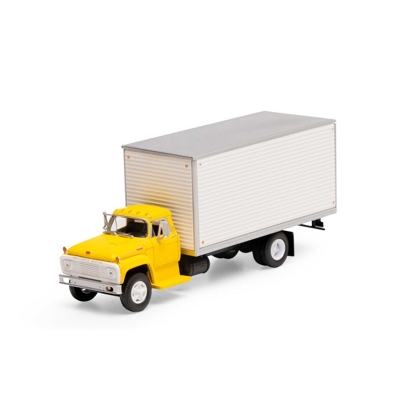 Ford F850 Box Van, Yellow - 10059 : HO