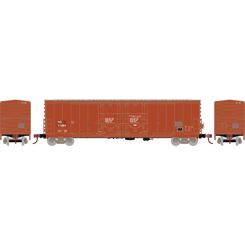 50' Evans DD Plug Boxcar HS 11481 Grime - 67950 : HO