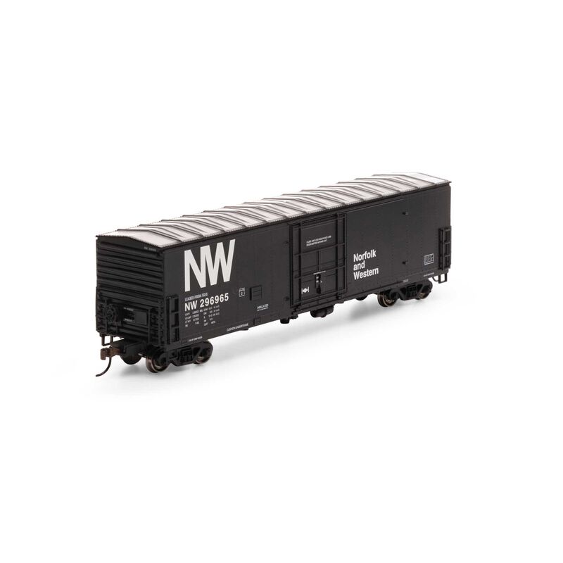 50' FMC Superior Plug Door Boxcar Norfolk Western NW #296965