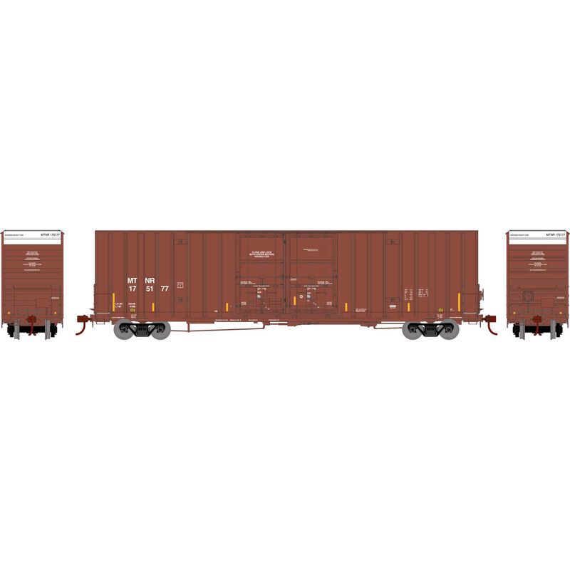 60 FT Gunderson Double Door Hi-Cube Boxcar Mississippi & Tennessee #175180 -75326 : HO