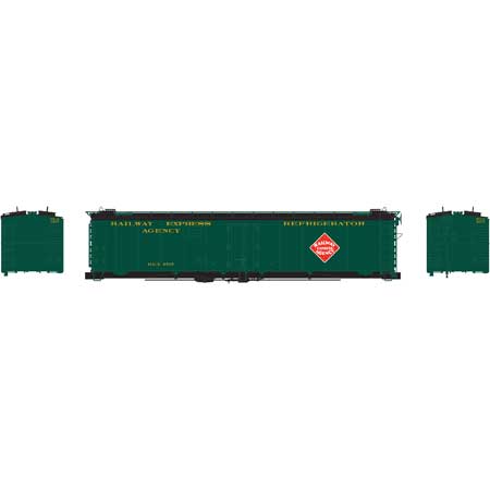 50' Ice Bunker Reefer Railway Express Agency REX 6537 - 97360 : HO