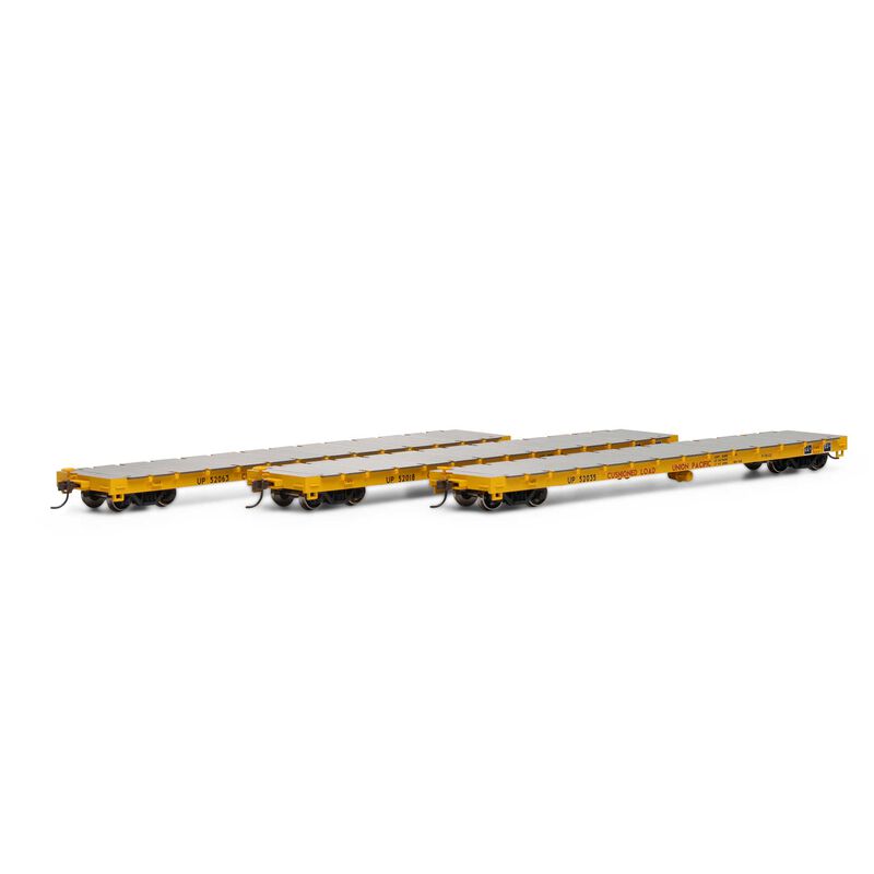 60' Flatcars, UP (3-pack) - 98087 : HO