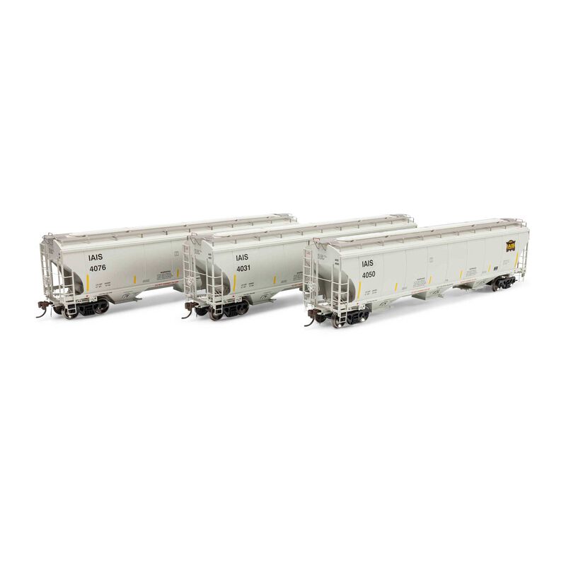 Trinity 5161 3-Bay Covered Hopper, IAIS #4035/4062/4088 (3-Pack) - ATHG1071 : HO