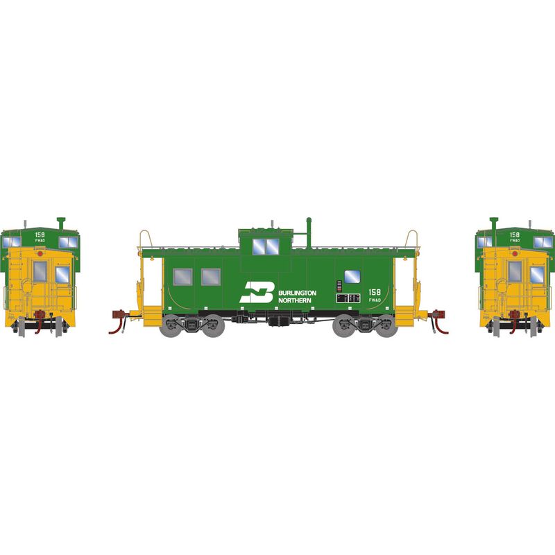 ICC Caboose with Lights, FWD #158 - G-1094 : HO