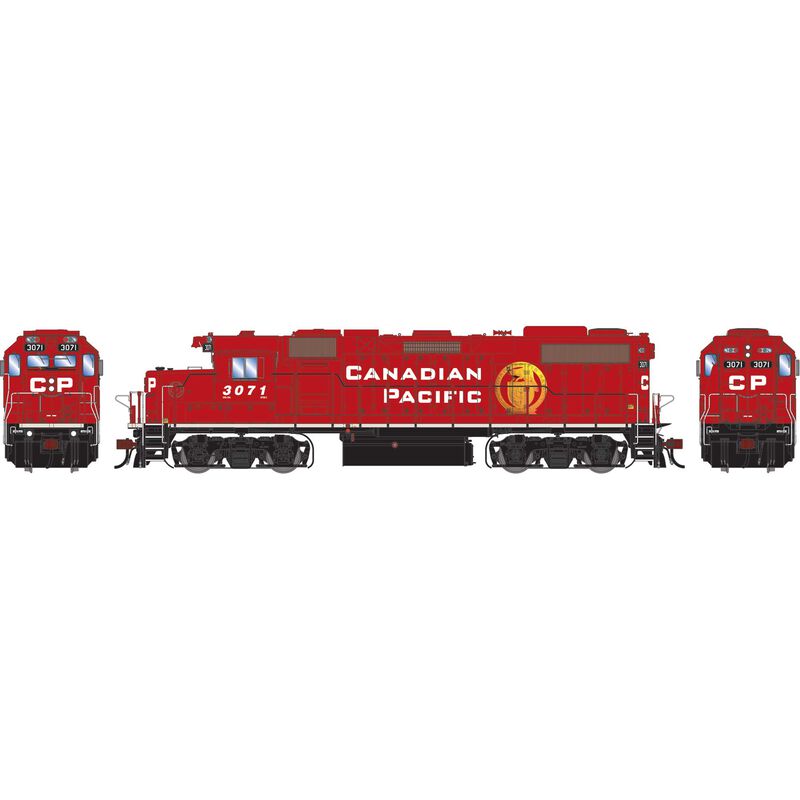 EMD GP38-2 Locomotive, CP 'Golden Beaver' #3071 DCC & Sound - ATHG-1404 : HO