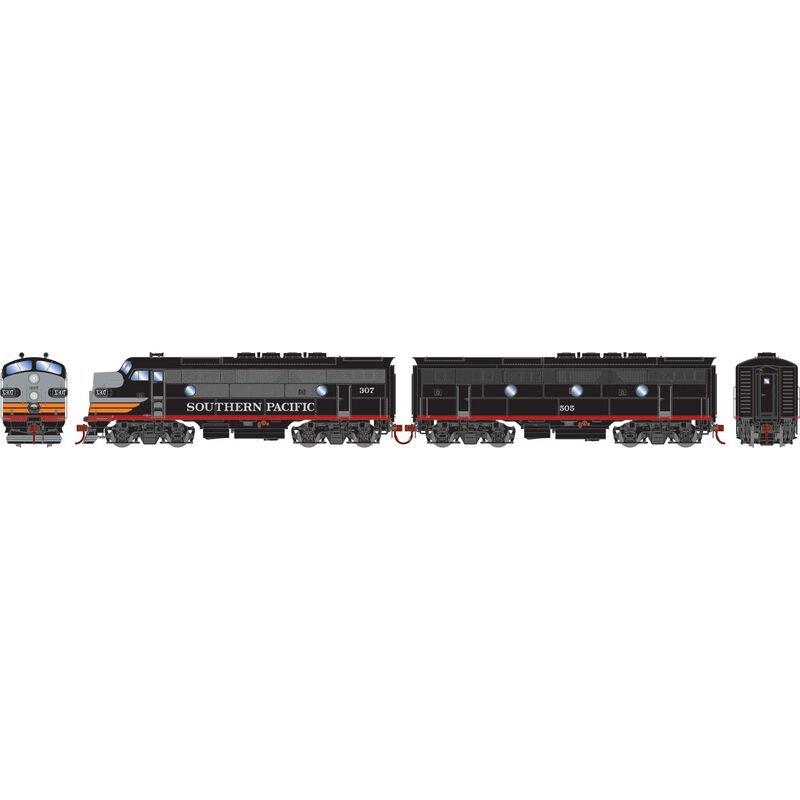 EMD F3A / F3B Locomotive Set, SP #307, #505 DCC/Sound - ATHG19678 : HO