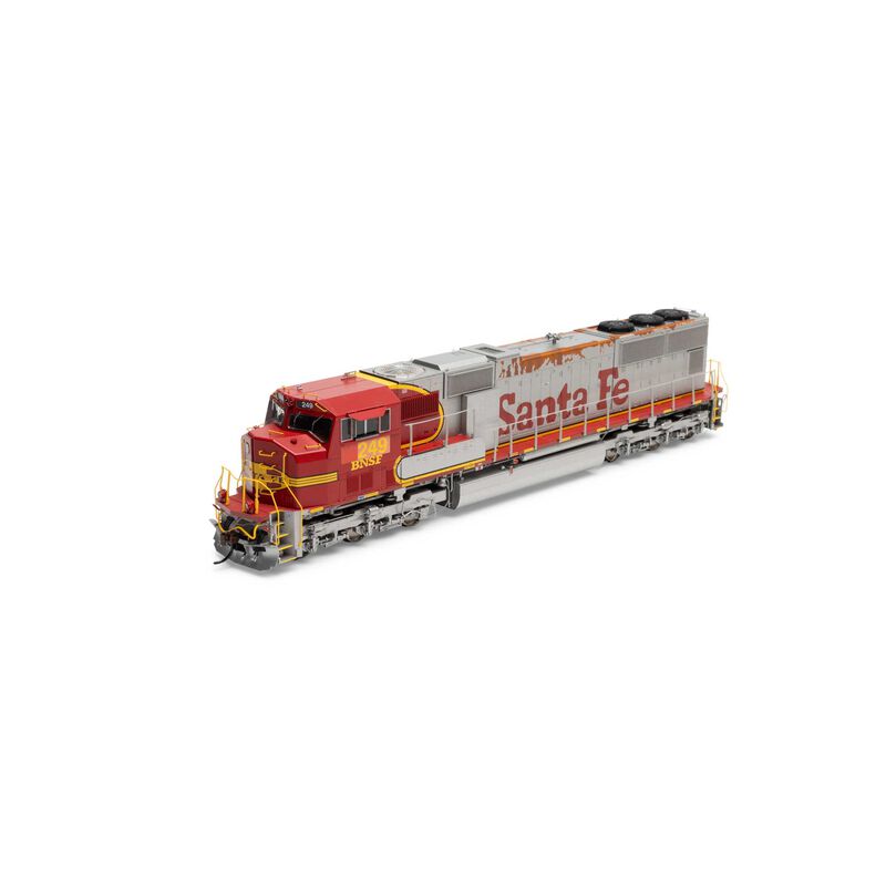 SD75M Locomotive, Burlington Northern Santa Fe BNSF #249, Primed for Grime, DCC & Sound - G71232 : HO