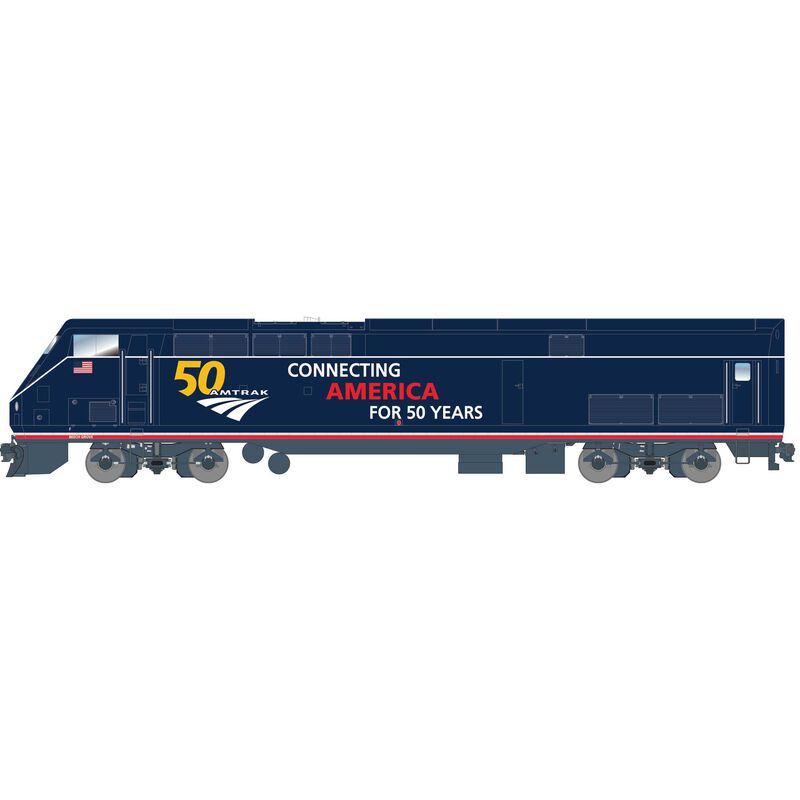 AMD103/P42, Amtrak 50th Anniversary Midnight Blue #100, DCC Ready - G81114 : HO