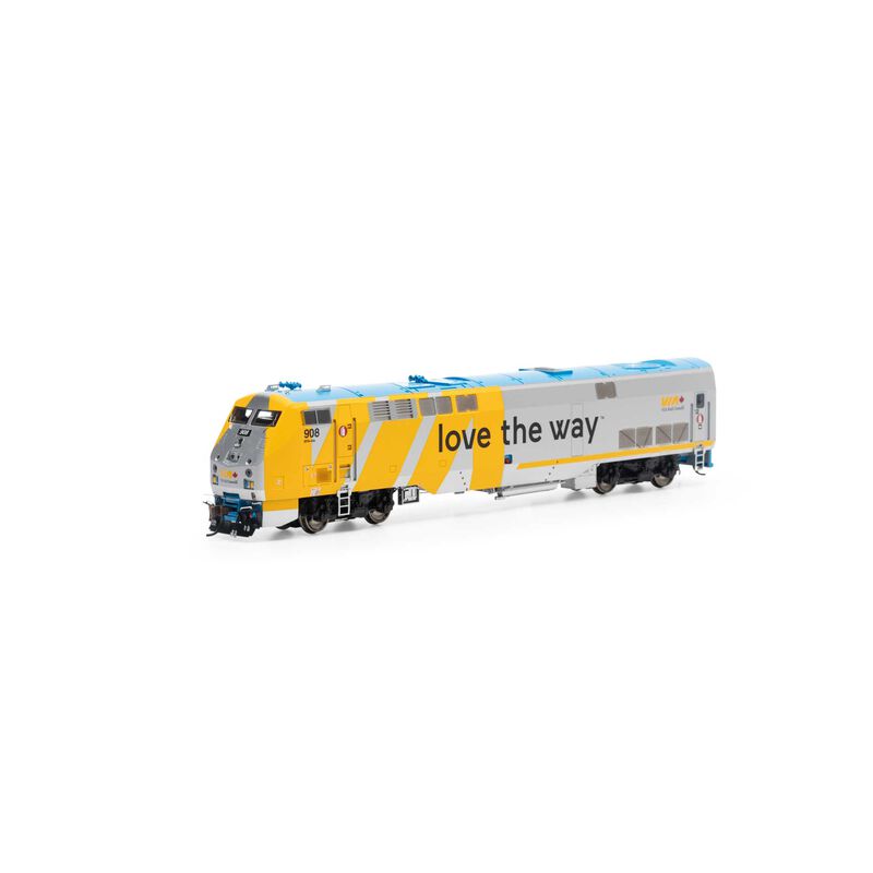 P42DC Locomotive, VIA Rail 908 - Love the Way, w/DCC & Sound- G81331 : HO