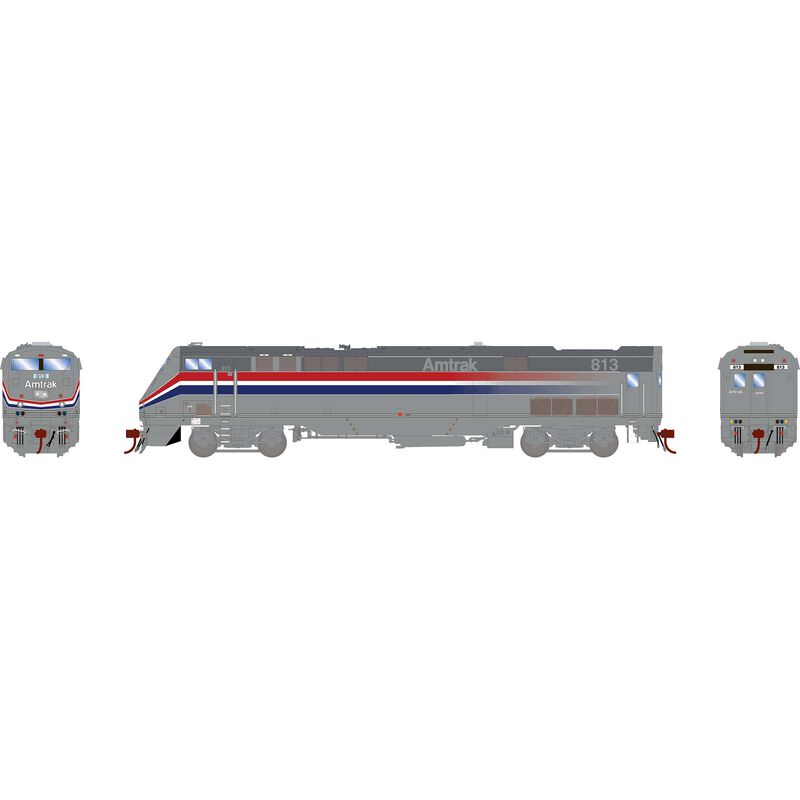 P40DC Locomotive, Amtrak #813 Phase III DCC Ready - G82277 : HO