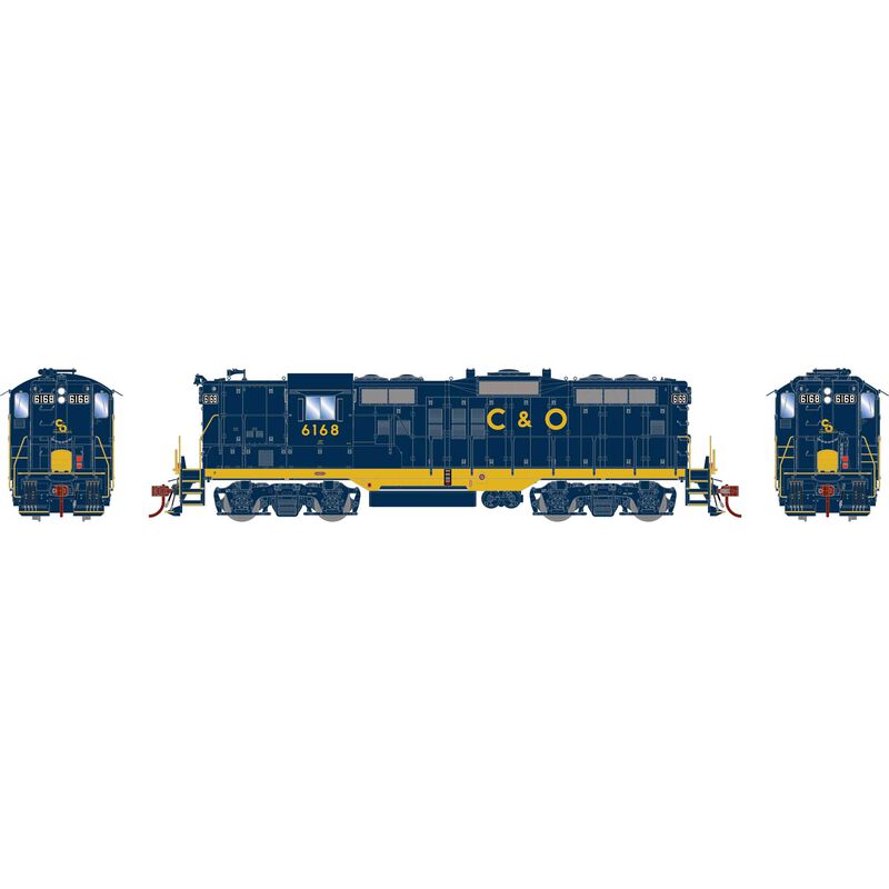 GP9 Locomotive With DCC & Sound, C&O #6168 - G82368 : HO