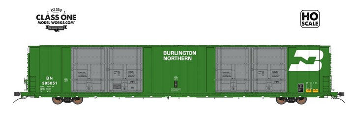 Thrall 86' HighCube 8-Door Boxcar Burlington Northern 395051 – FC00406 : HO