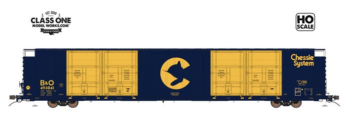 Thrall 86' HighCube 8-Door Boxcar Baltimore & Ohio 493055 – FC00404 : HO