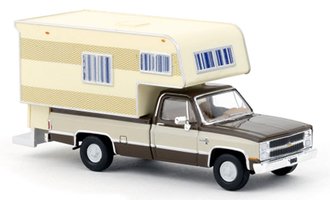 1982 Chevrolet C-20 Pickup w/Camper - 19664 : HO