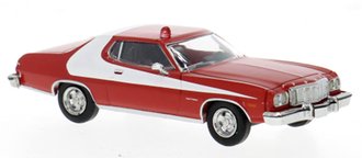 1976 Ford Gran Torino (Red/White) "Starsky & Hutch" - 19729 : HO