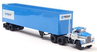 1960 Dodge LCF CT 900 w/Dry Van Trailer "Chrysler" - 86304 : HO