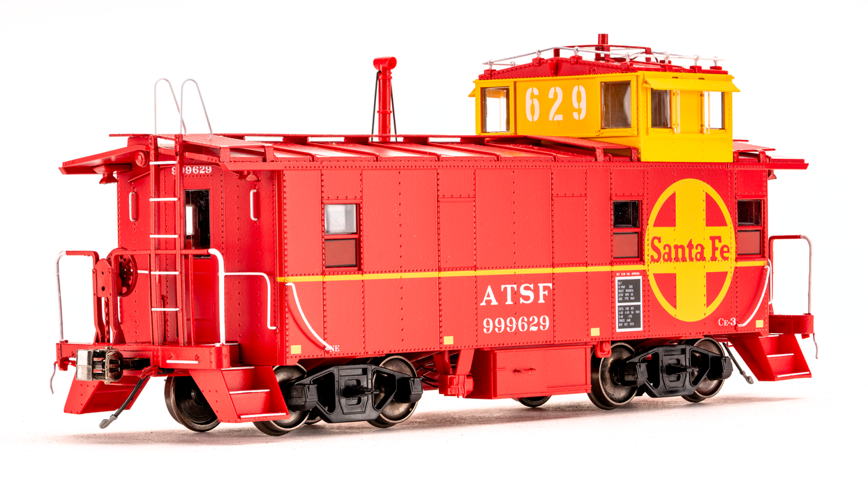 Santa Fe Peaked Roof Caboose CE-3 - Late 999629 - CB00306 : HO