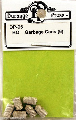 Garbage Cans-6 Pack -95 : HO