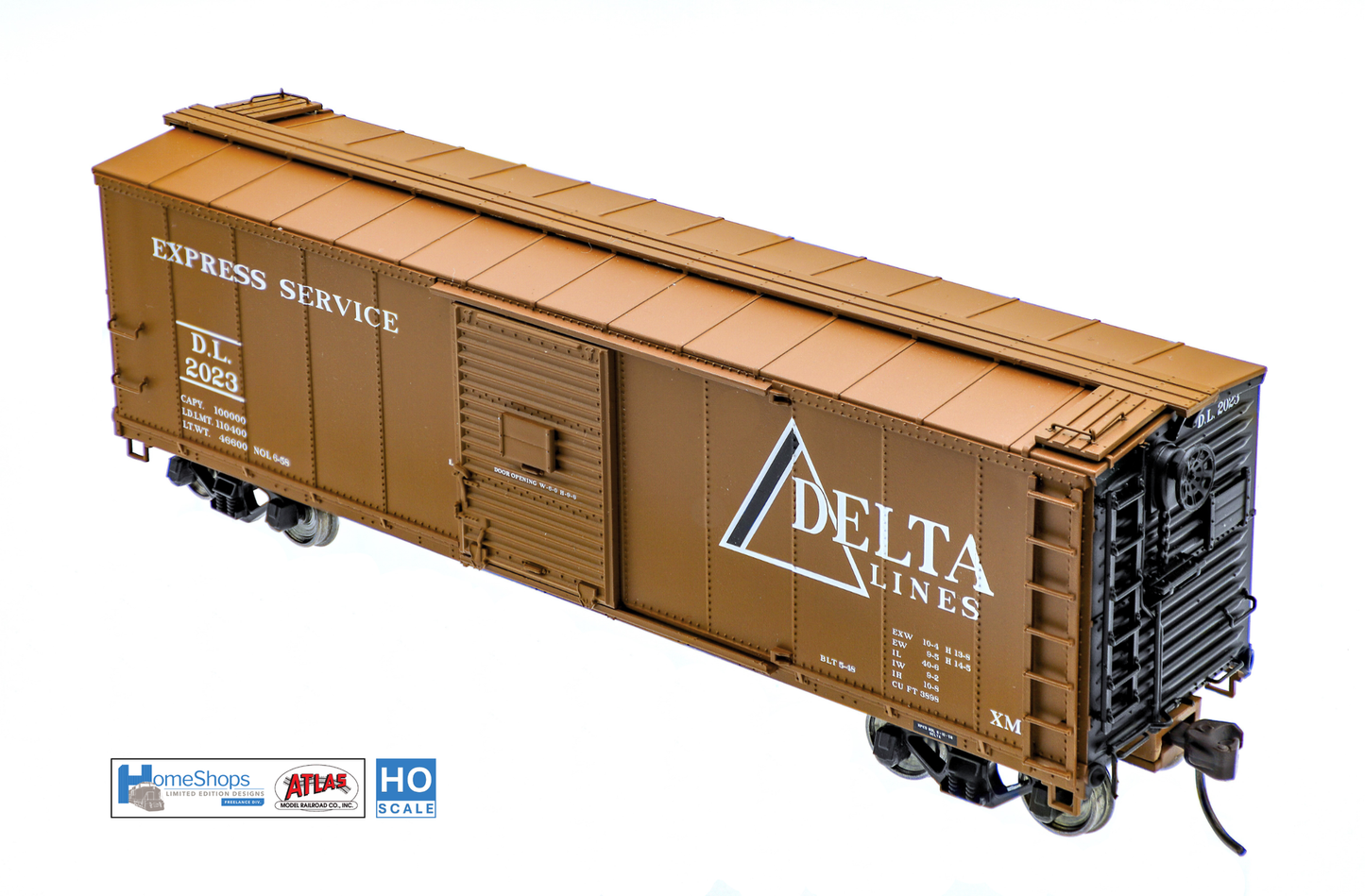 USRA Rebuilt Steel 40' Box Car, Delta Lines DL #2023 - HFB037001 : HO